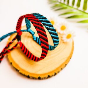 دستبند اریب ۲رنگ
